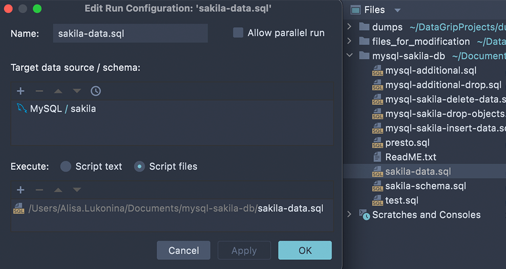 Convenient working with files