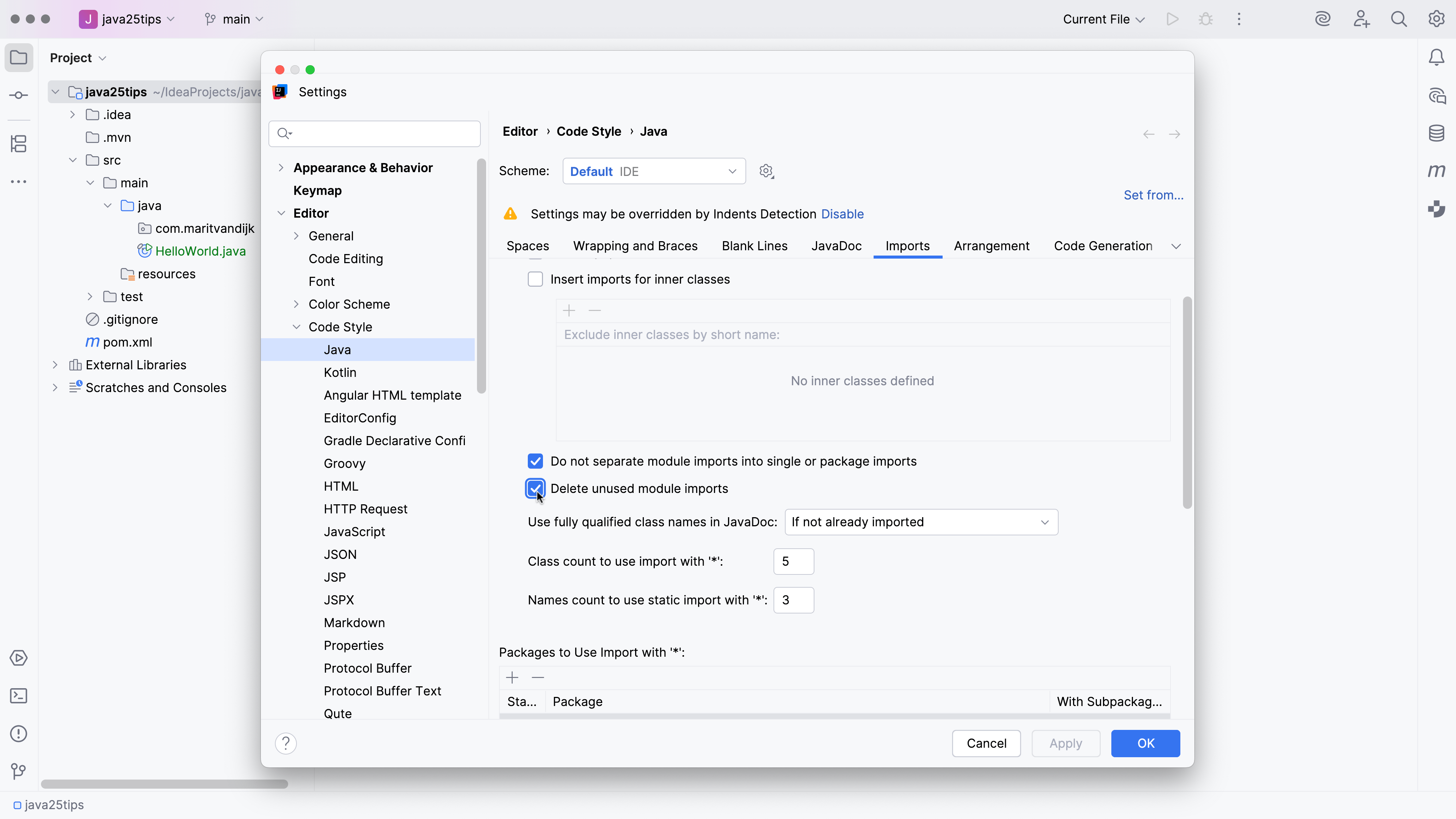 Delete unused module imports