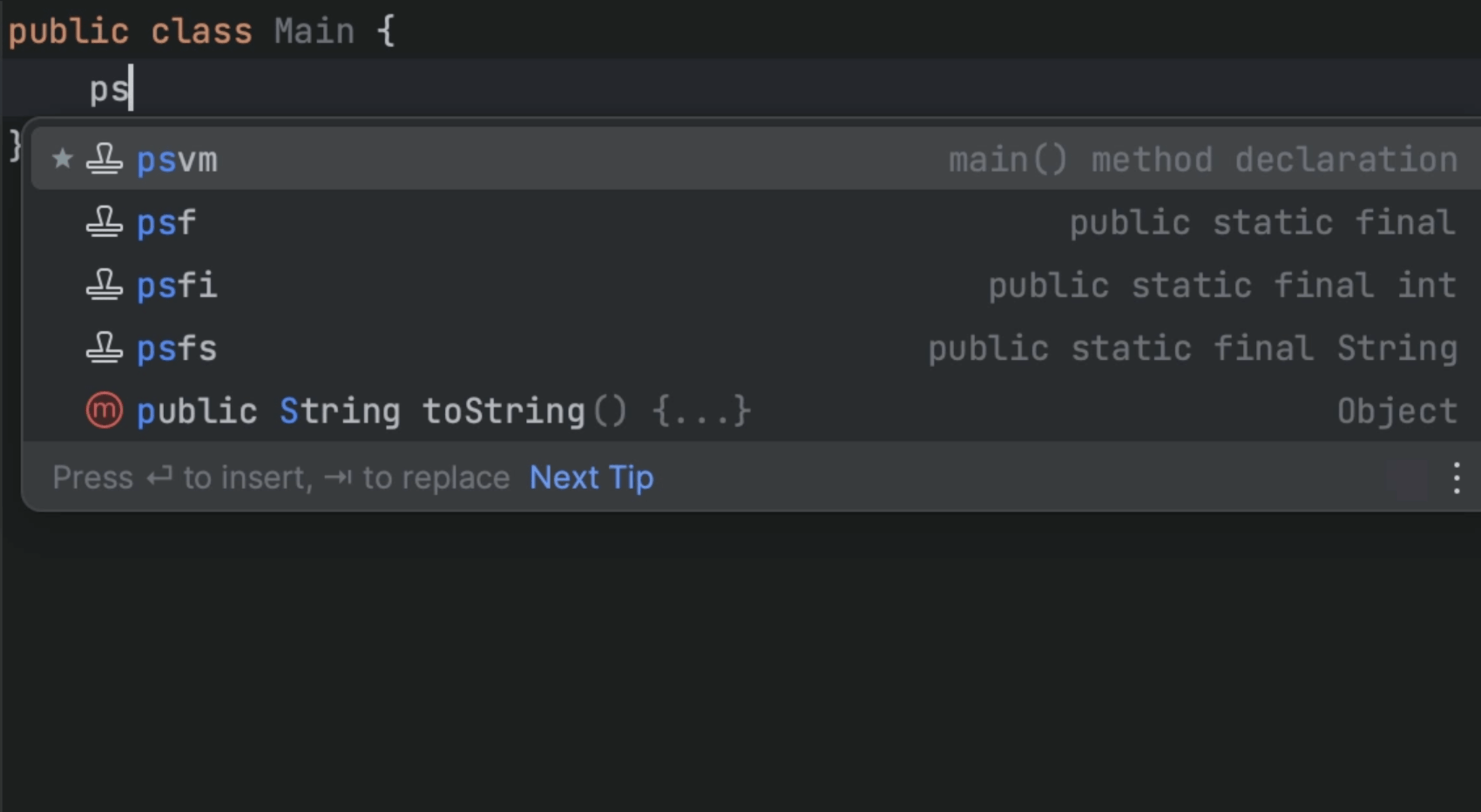 Live templates for simple IO - JetBrains Guide