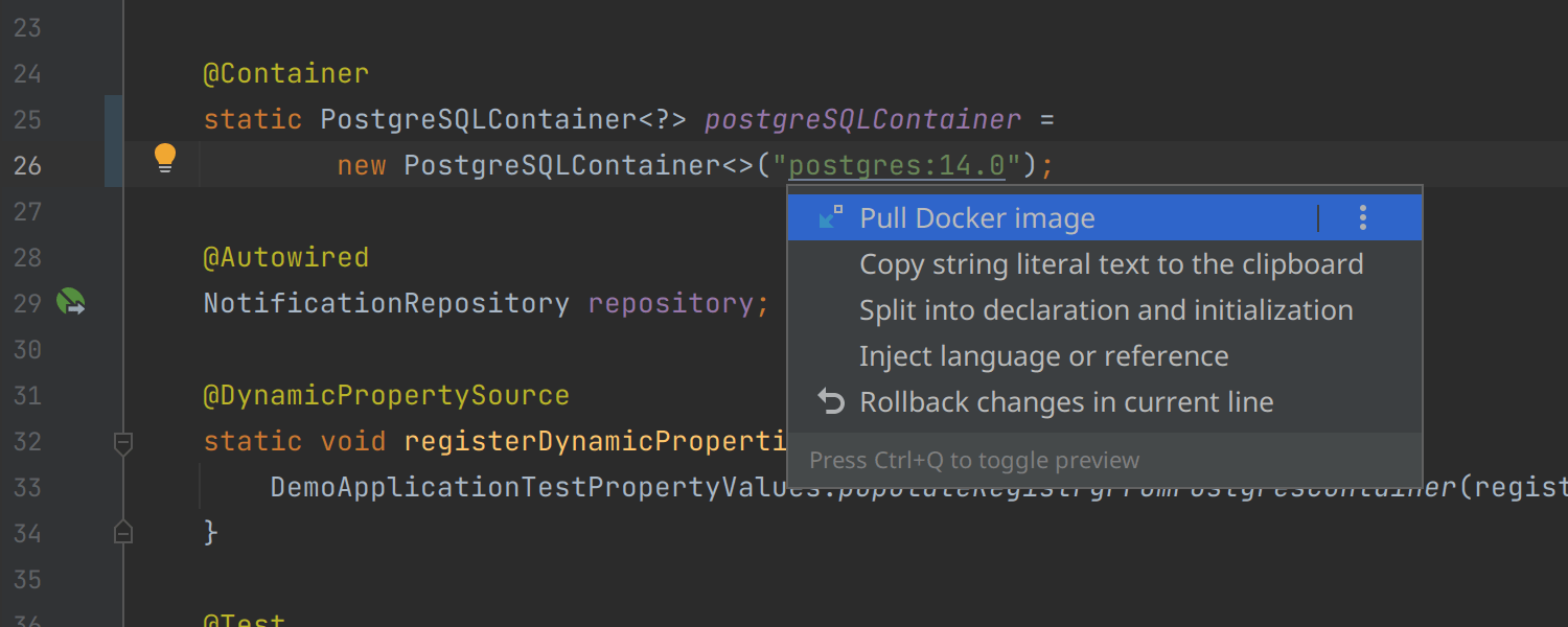 Pull Docker image（拉取 Docker 镜像）意图操作