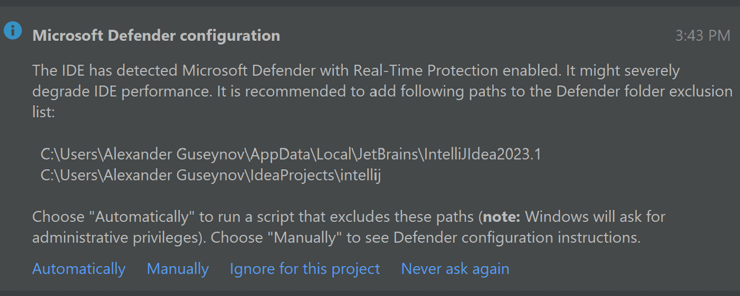 重新配置 Microsoft Defender 设置以获得更好性能的新建议