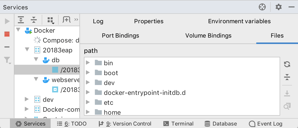 浏览 Docker 容器文件系统