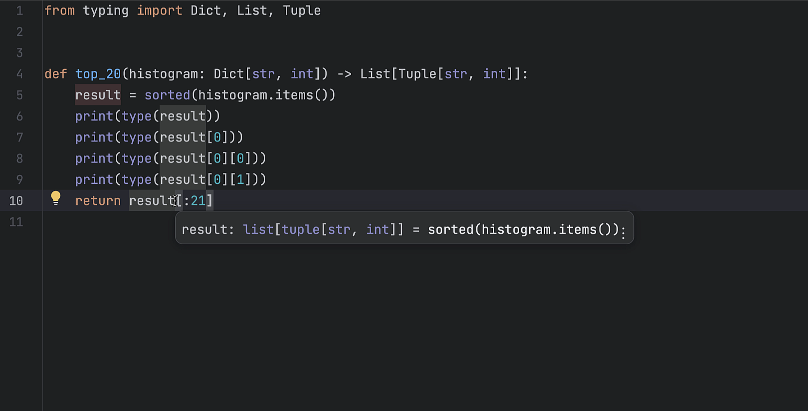 Better type inference for generics