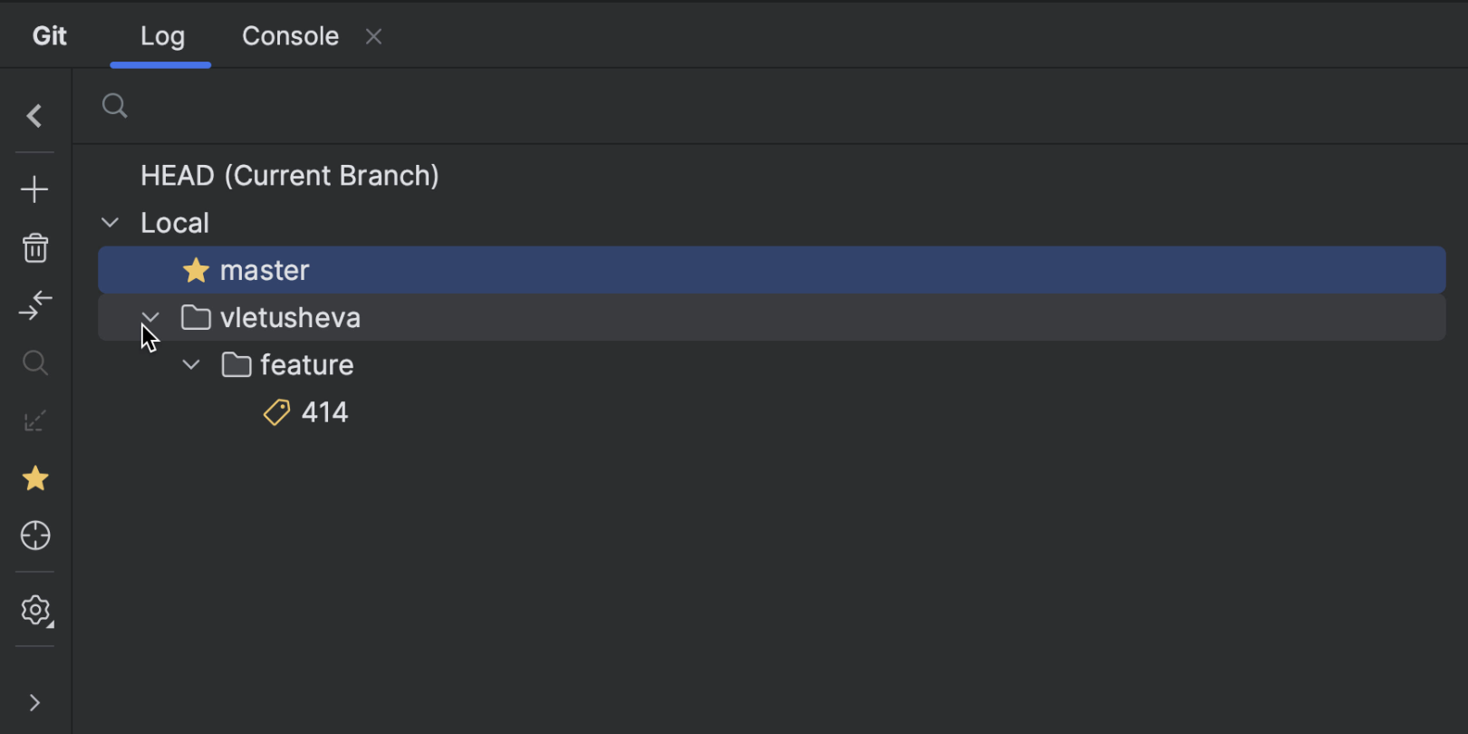 Improved Branches popup