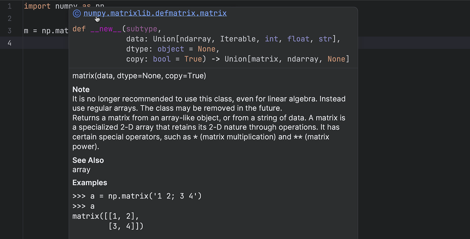 Better syntax highlighting in the Quick Documentation