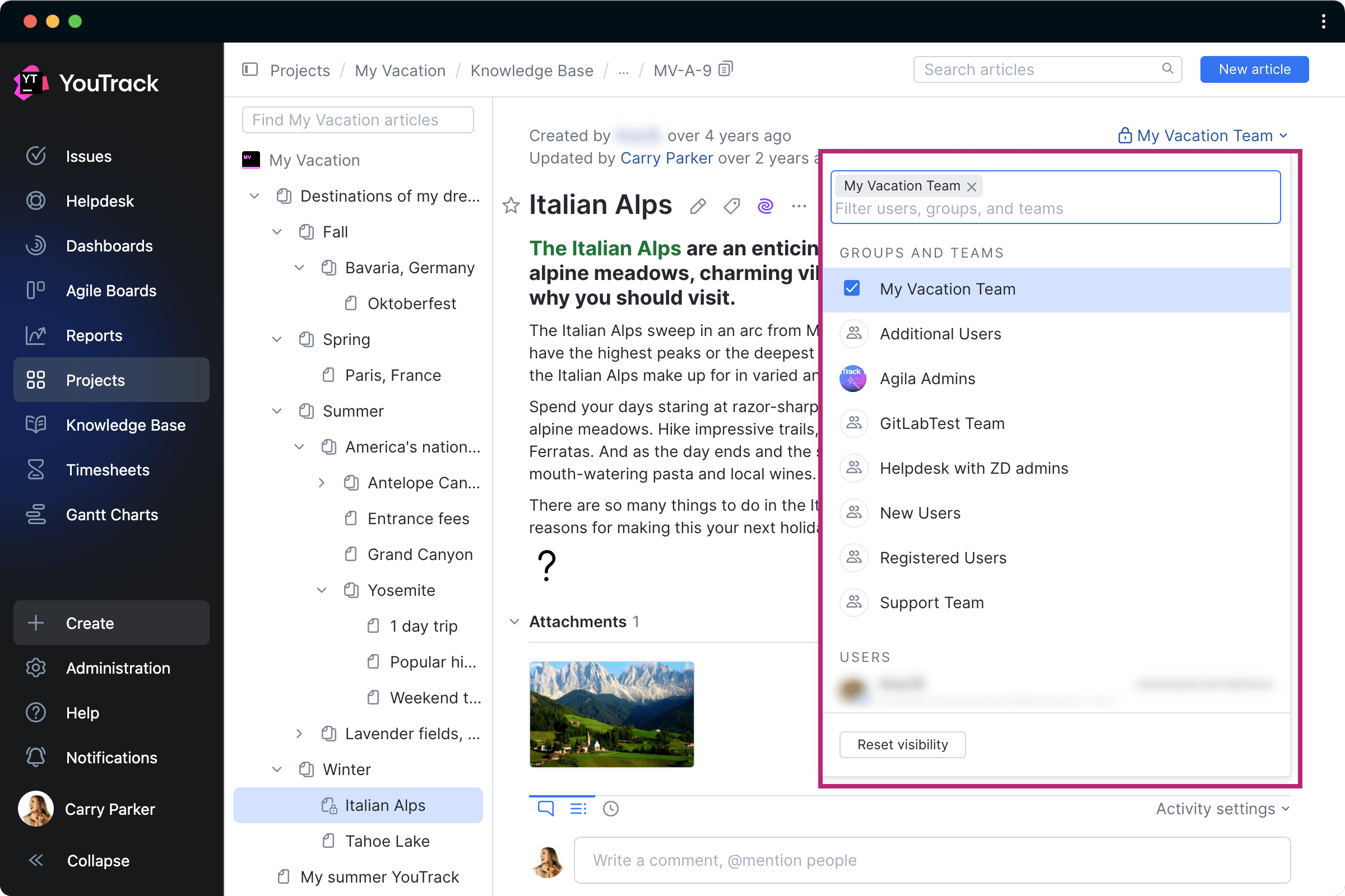 Intuitive permissions