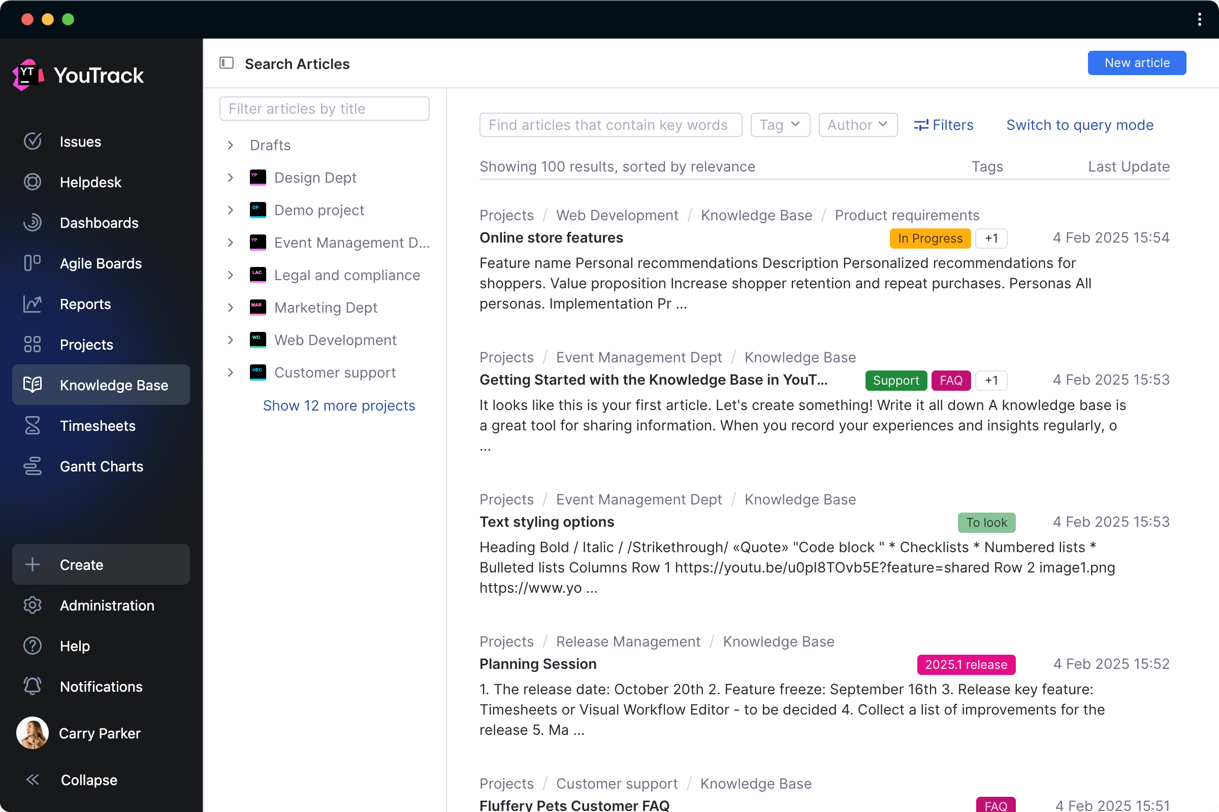 Search with greater precision