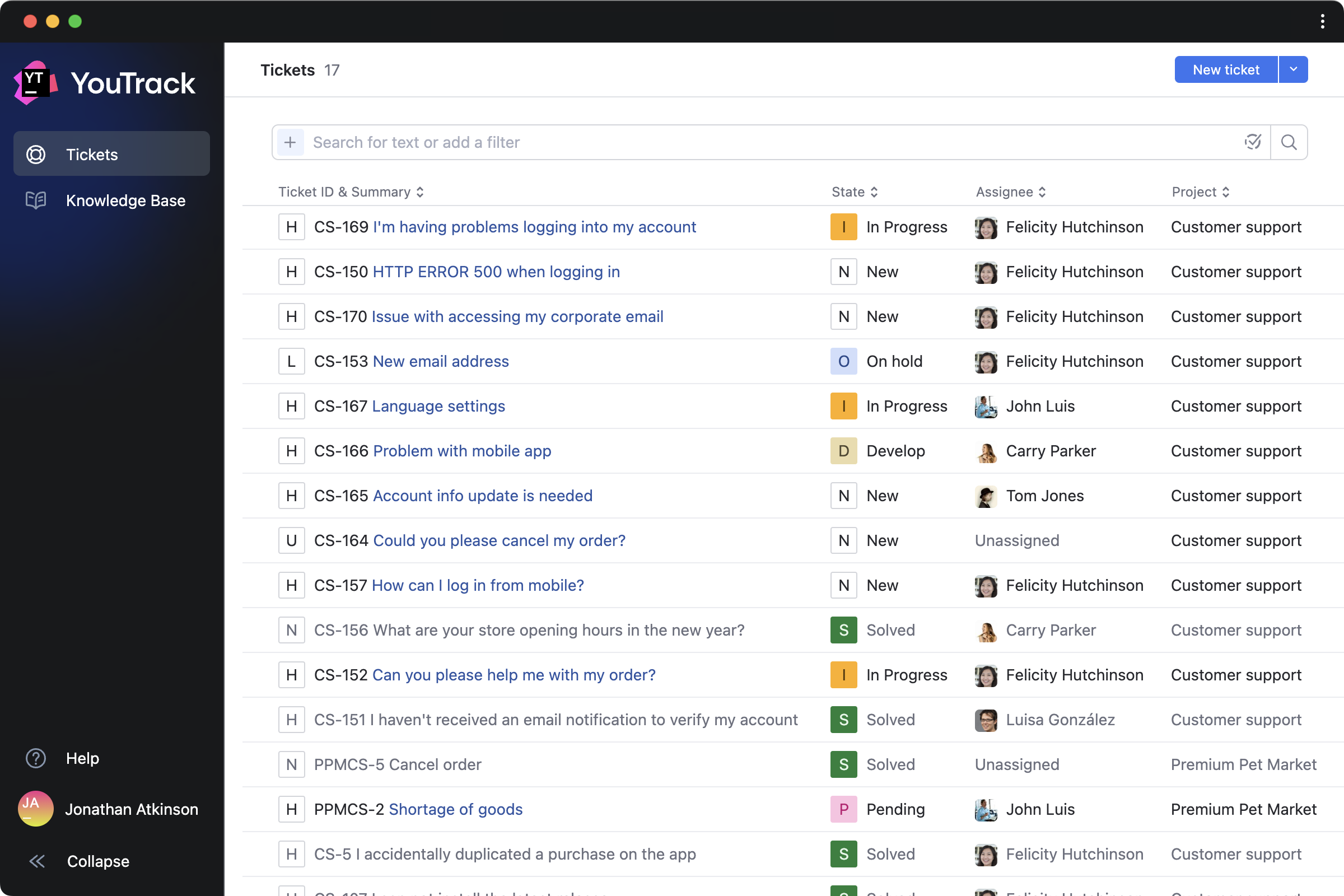 Yu Inside Track Sign In YouTrack Helpdesk