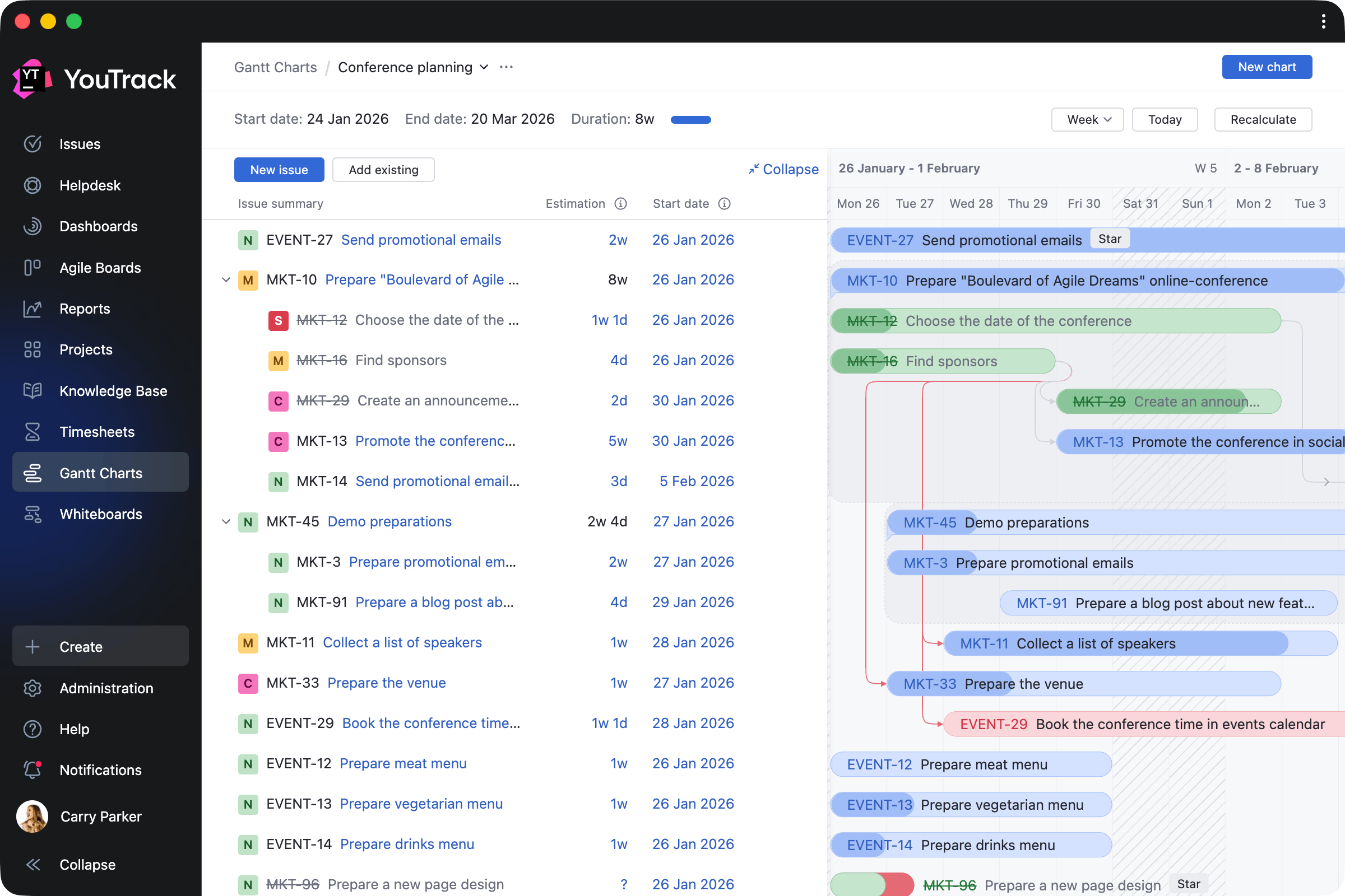 YouTrack for Product & Project management