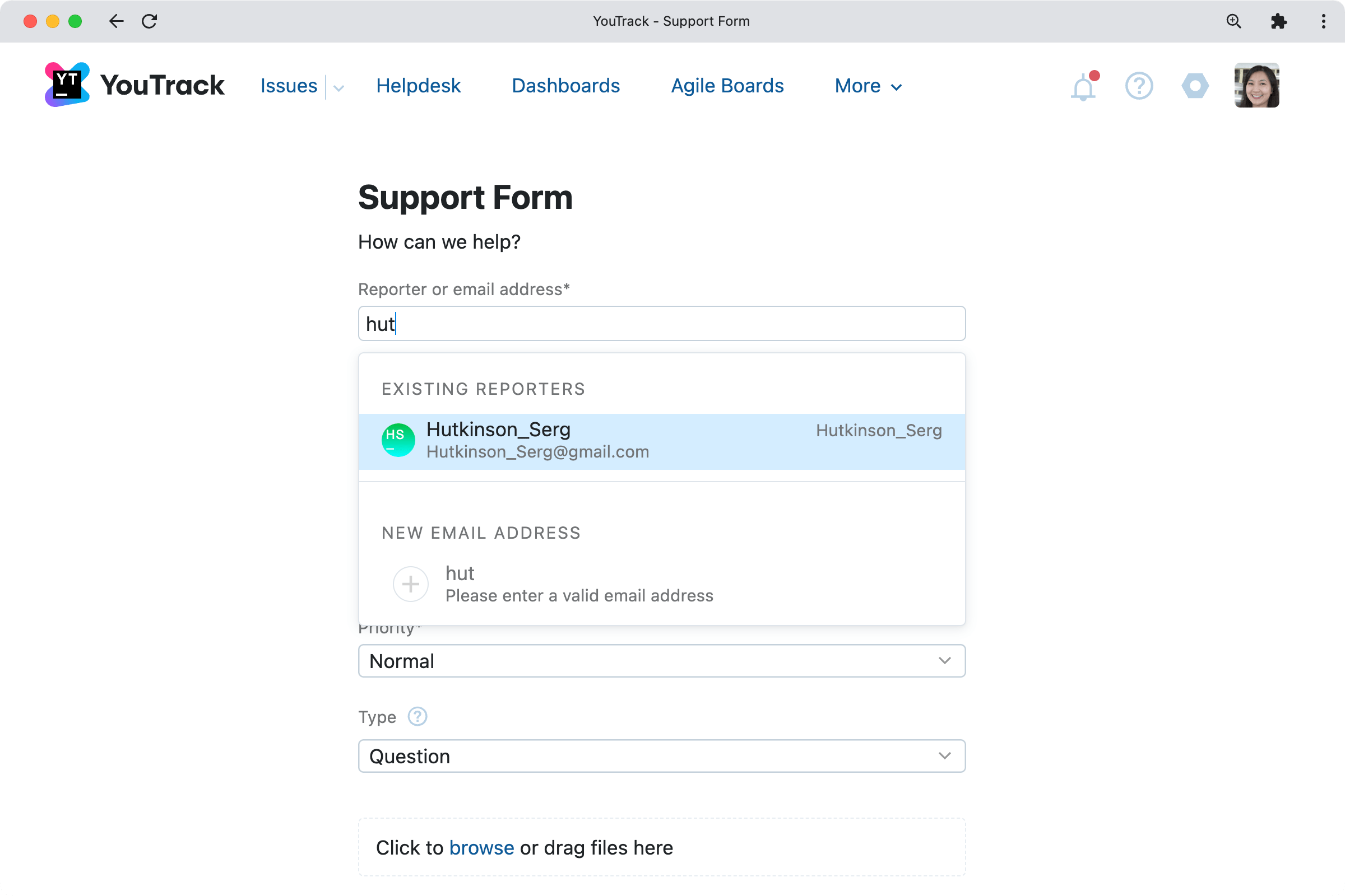 Create tickets on behalf of reporters